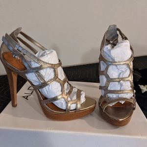 Aldo Bronze Heels